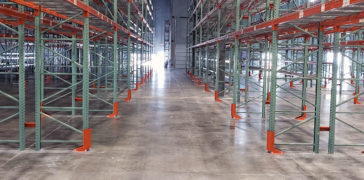 Image of New Warehouse Marking Safety Lanes Project
