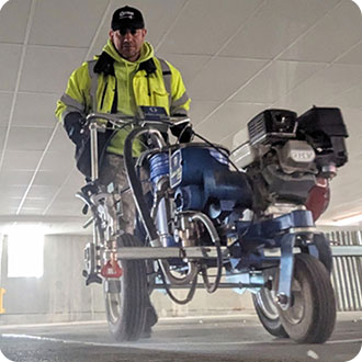 parking garage striping services