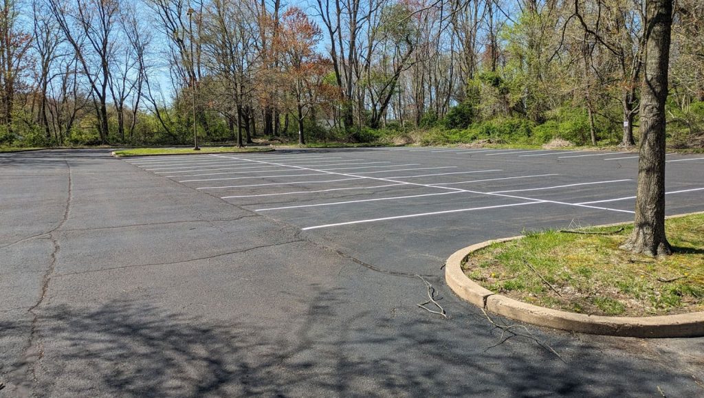 line striping in Bucks County, PA