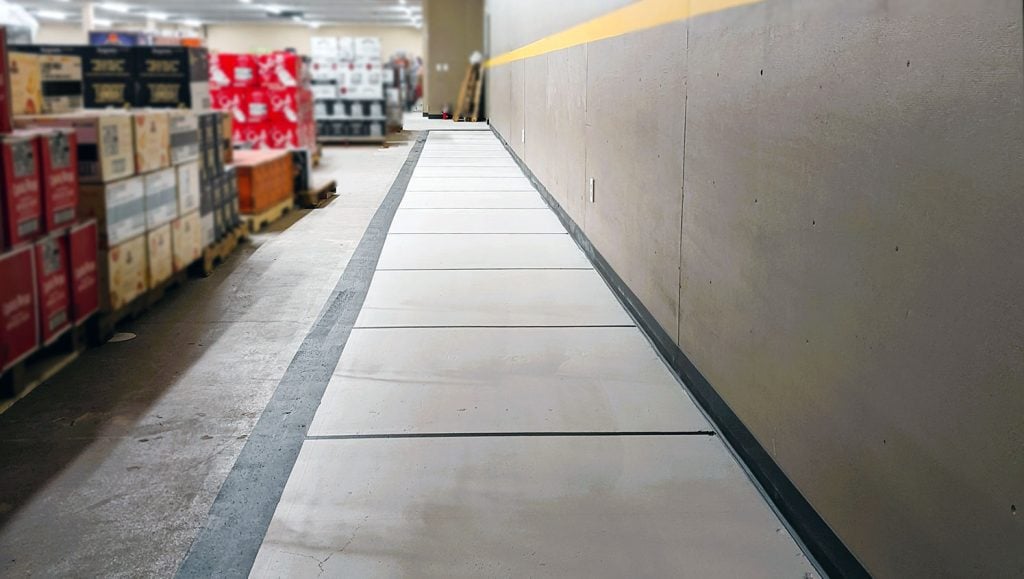 pallet markings on the floor
