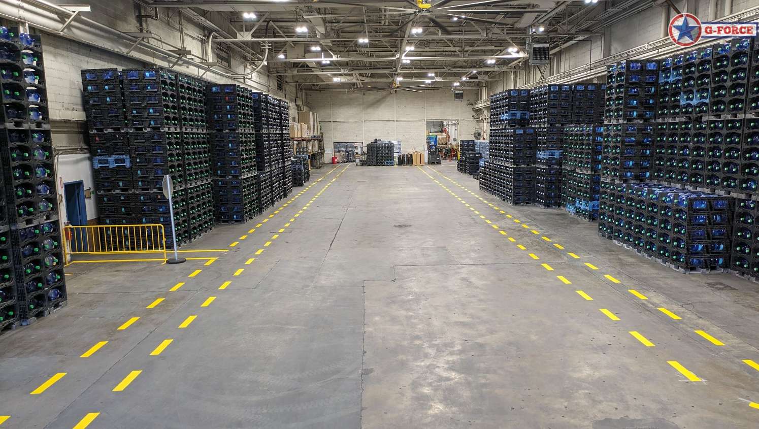 Warehouse Marking for Beverage Distributor in Levittown, PA GFORCE™