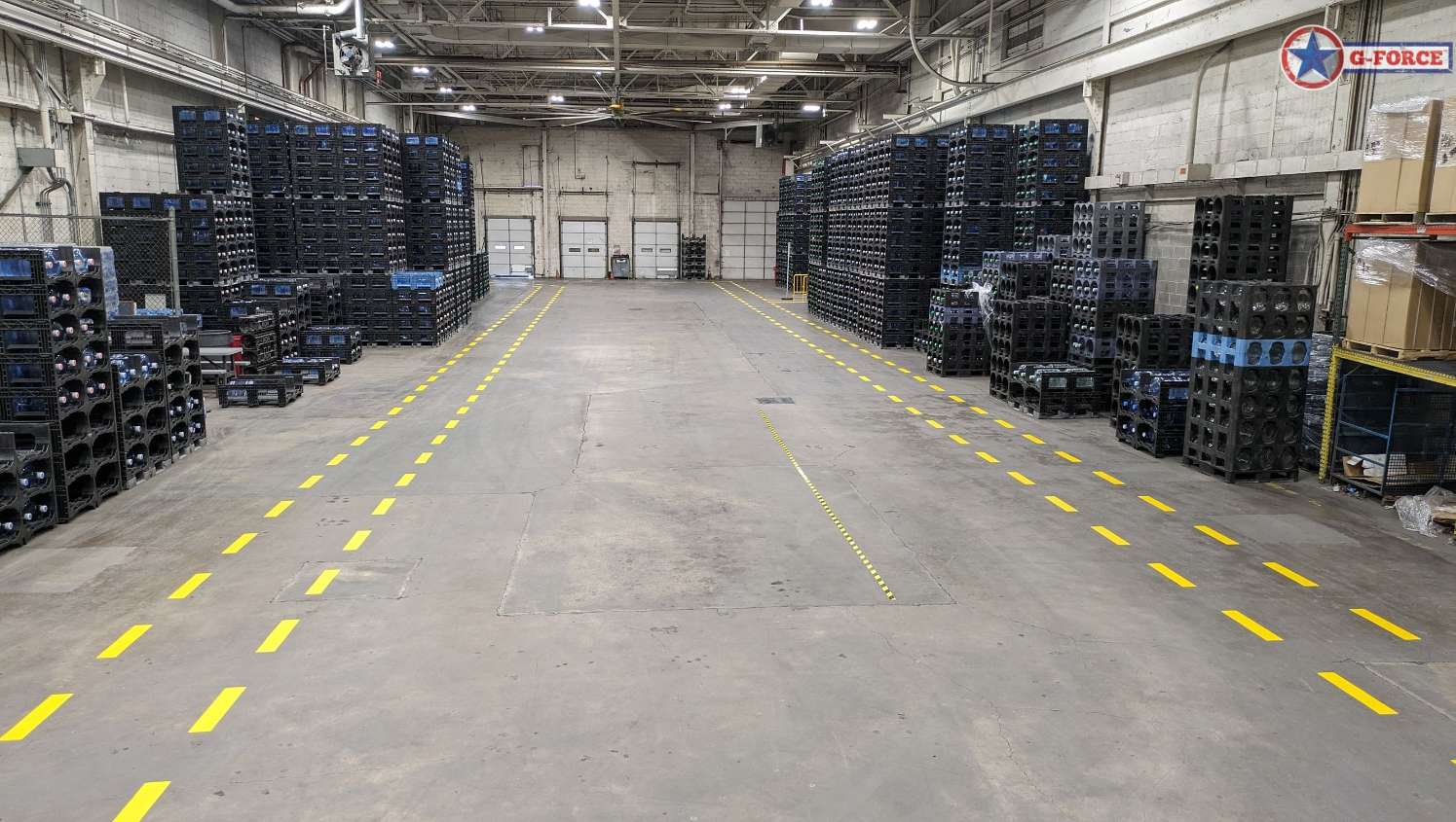 Warehouse Marking for Beverage Distributor in Levittown, PA GFORCE™