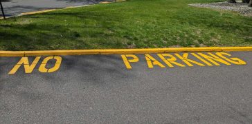Image of Line Striping for Industrial Park in Bucks County, PA