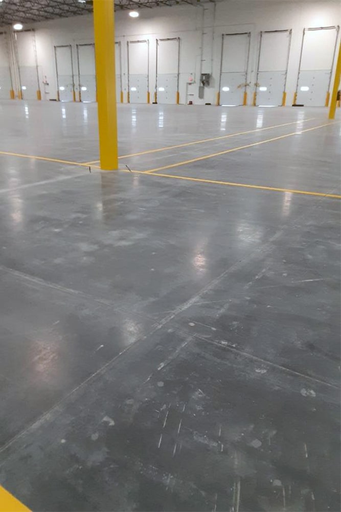 Green World Shipping’s new warehouse floor markings