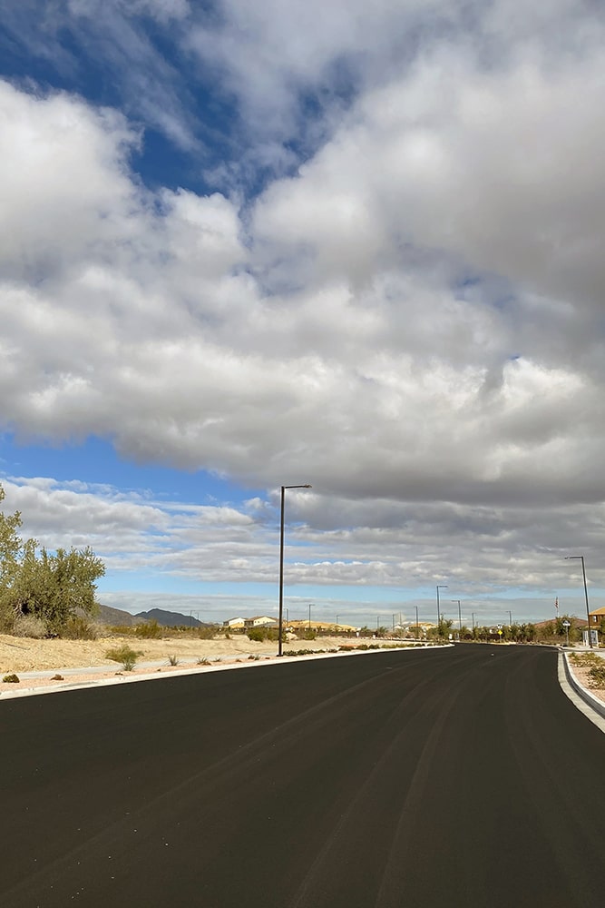 sealcoated road in Buckeye, AZ