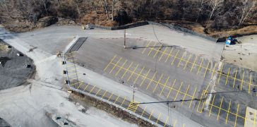 Image of Line Striping for Republic Services in Carnegie, PA
