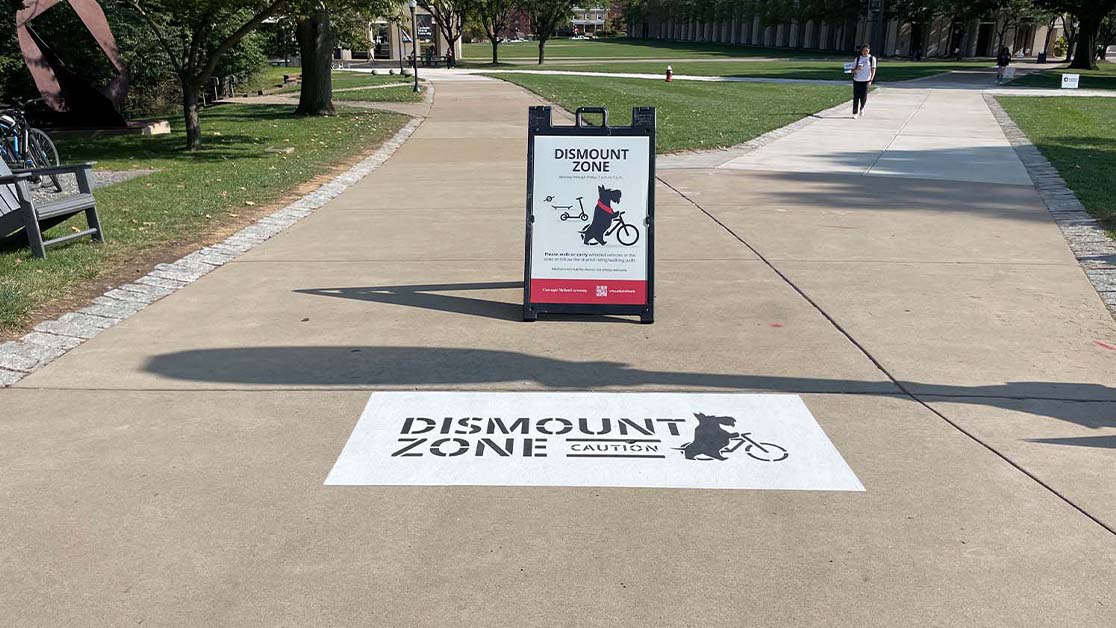 Line Striping for Carnegie Mellon University in Pittsburgh, PA