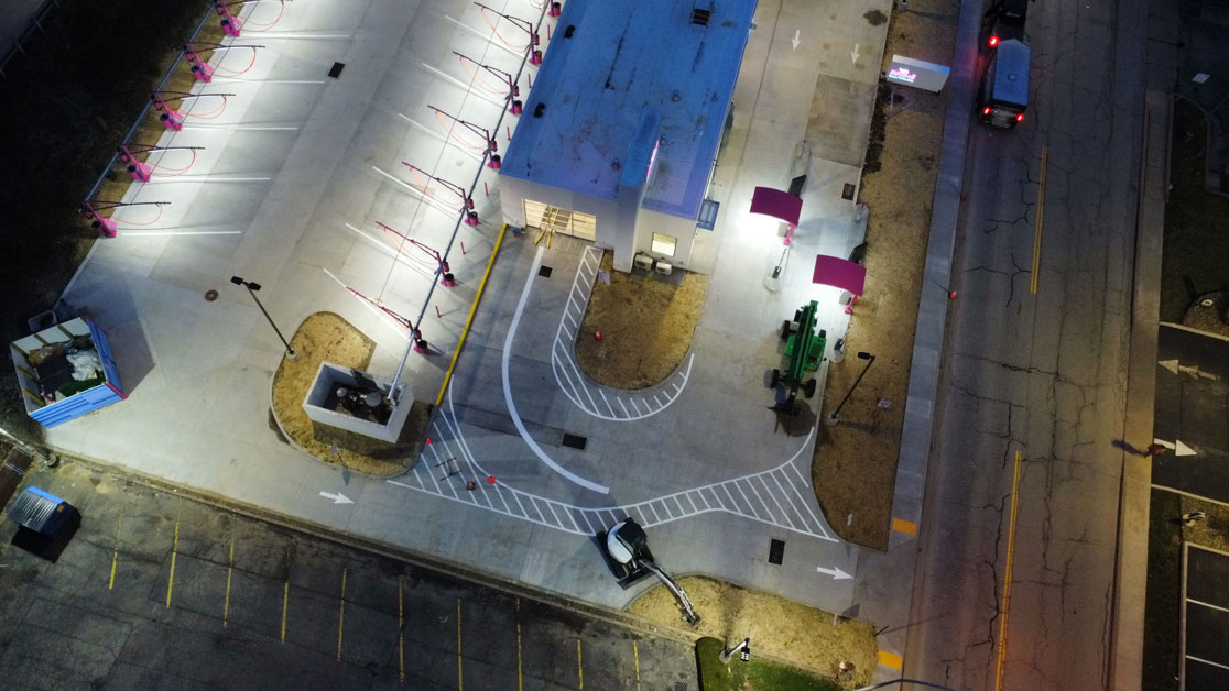 Line Striping for Berry Hutton in West View, PA