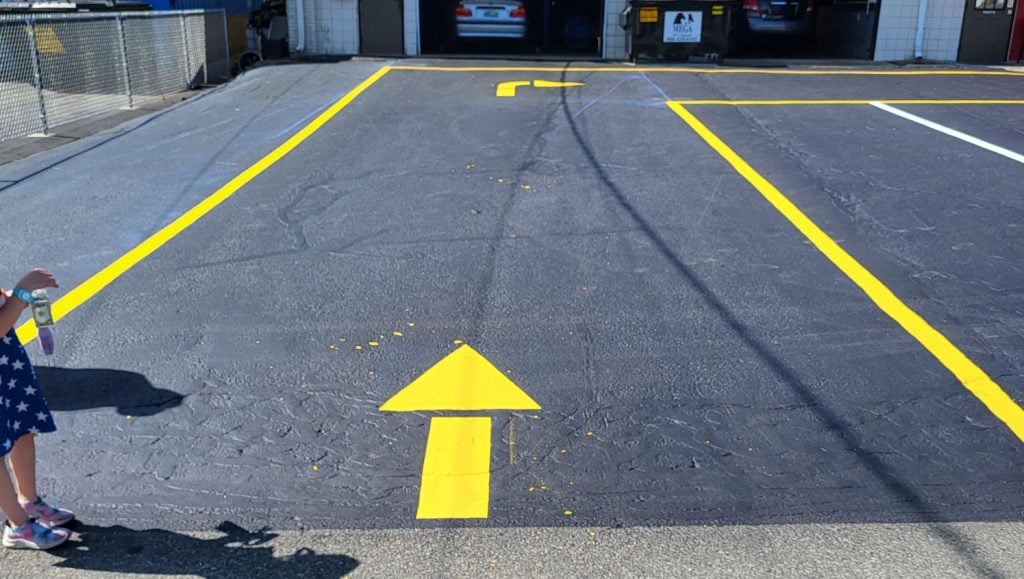 new directional markings