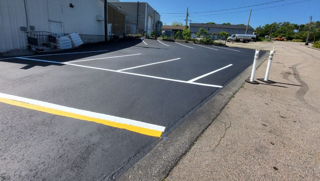 new parking lot layout