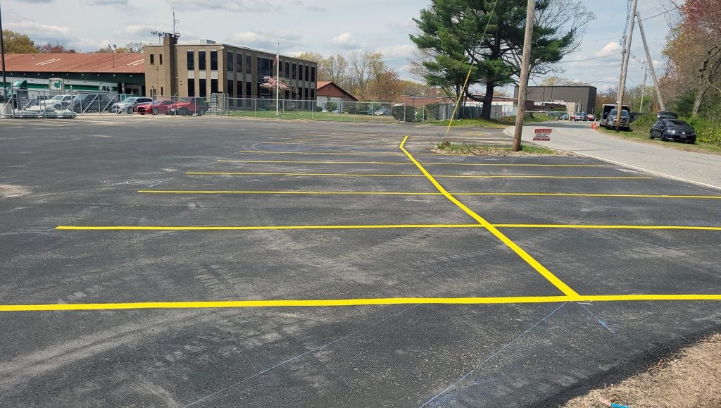 new truck stall markings