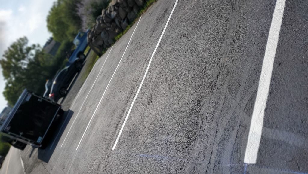 ada parking lot striping in block island