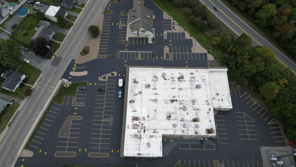 Line Striping for Child & Family Services in New Bedford, MA