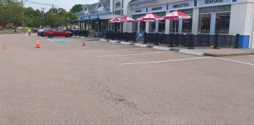 Image of Mystic Diner & Restaurant Line Striping Project