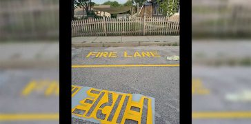 Image of Fire Lane Striping for Local Property