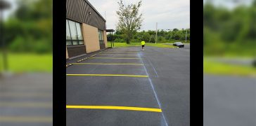 Image of New Layout Striping for Local Warehouse