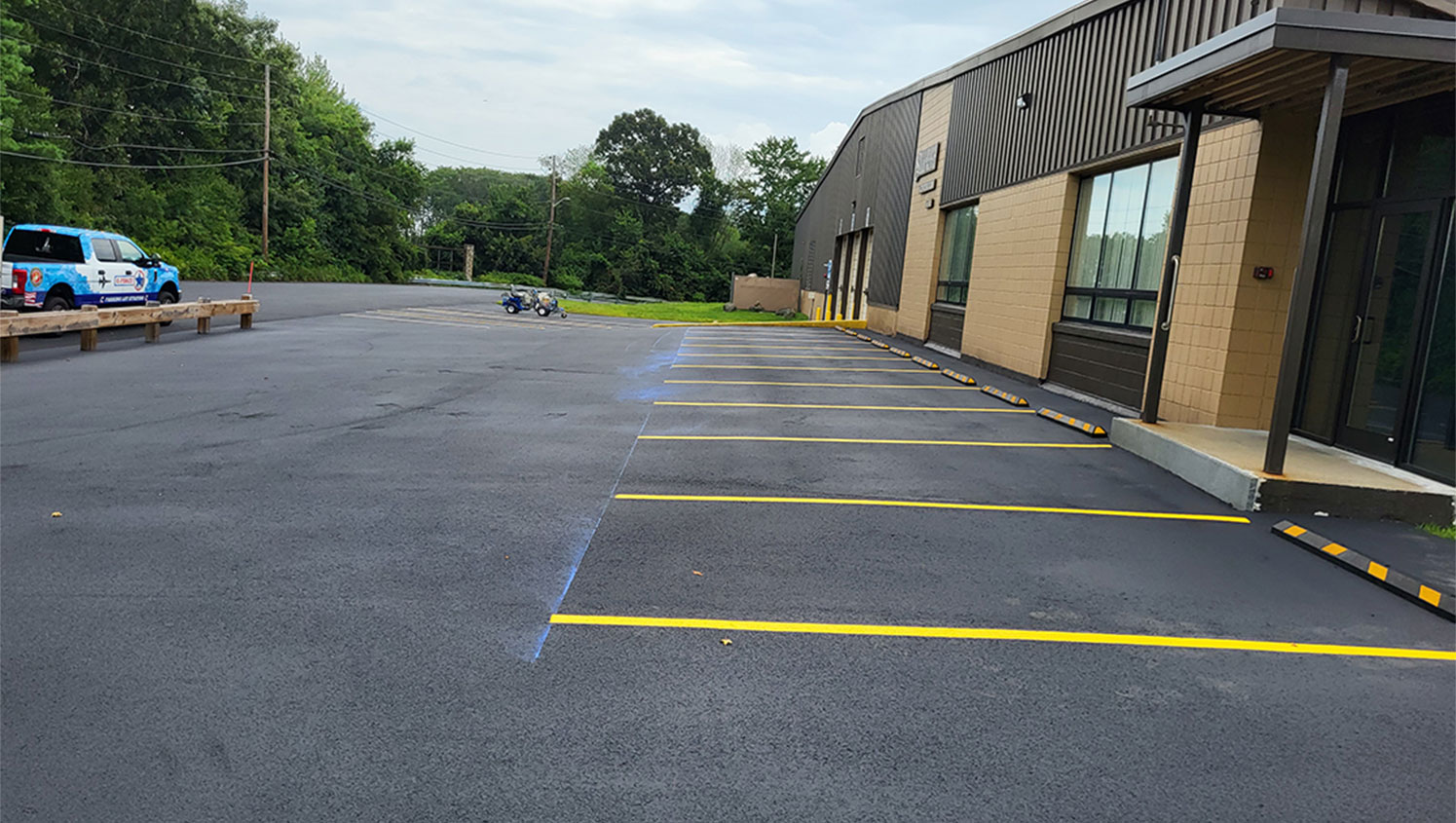 parking lot striping in lincoln, ri