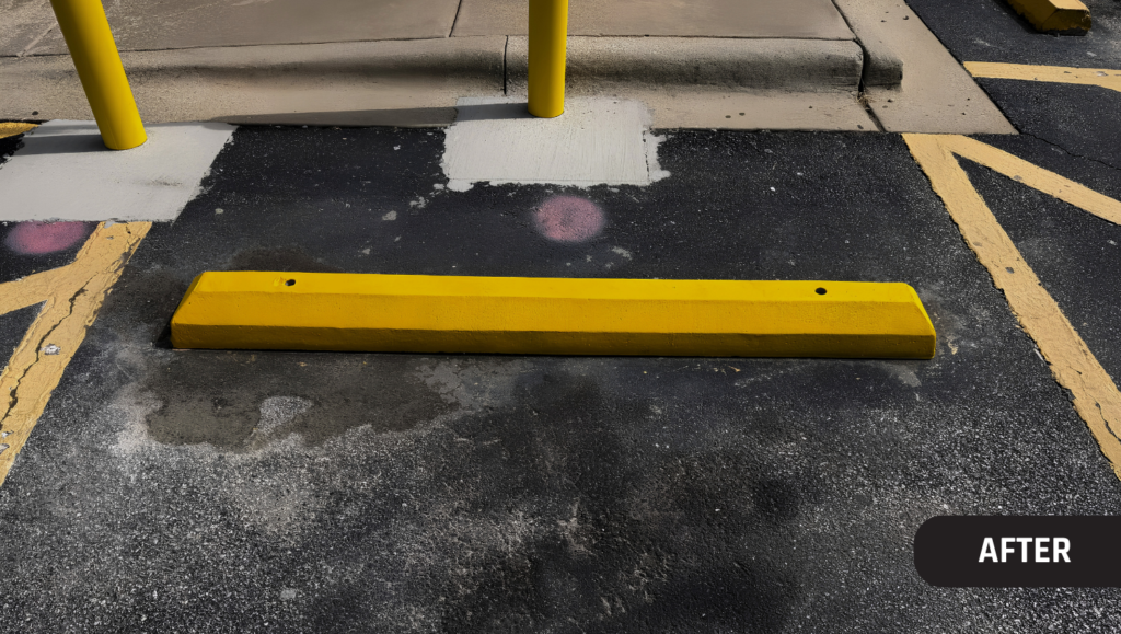 After Pavement Maintenance for Waffle House in Fuquay-Varina, NC