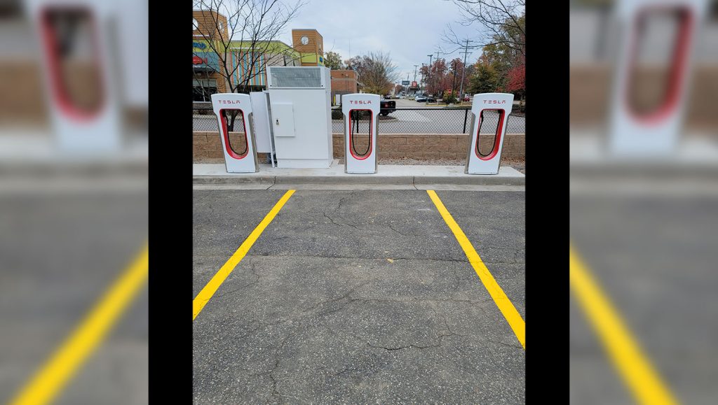 parking lot painting in Hopewell, VA