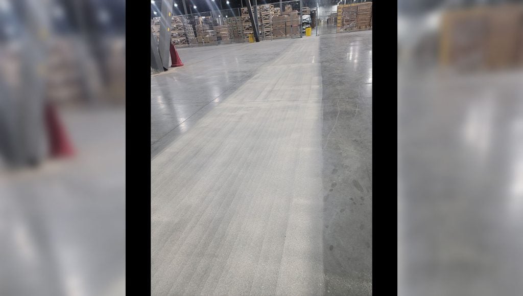 epoxy warehouse walkway in Richmond, VA