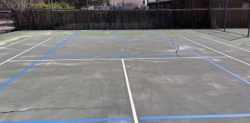 Image of Evergreen Swim and Tennis Club Pickleball Court Striping Project