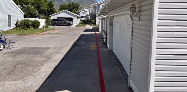 Image of Millpond Condos Fire Lane Striping Project in Stansbury Park, UT