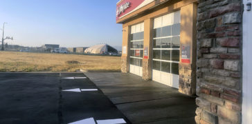 Image of Jiffy Lube Parking Lot Striping, Sealcoating, and Crack Sealing Project
