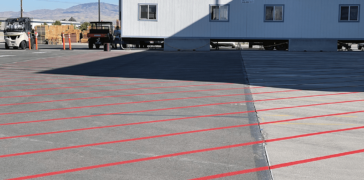 Image of Azek Technologies and Renaissance Services Fire Lane Striping