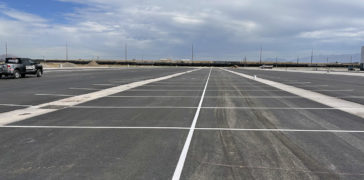 Image of New Warehouse Line Striping Project