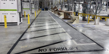 Image of Warehouse Marking for Azek Company, Renaissance Services, and ESI