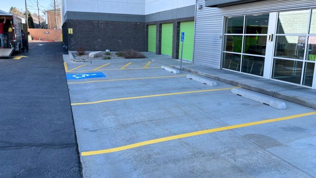 fire lane curb painting in Millcreek, UT