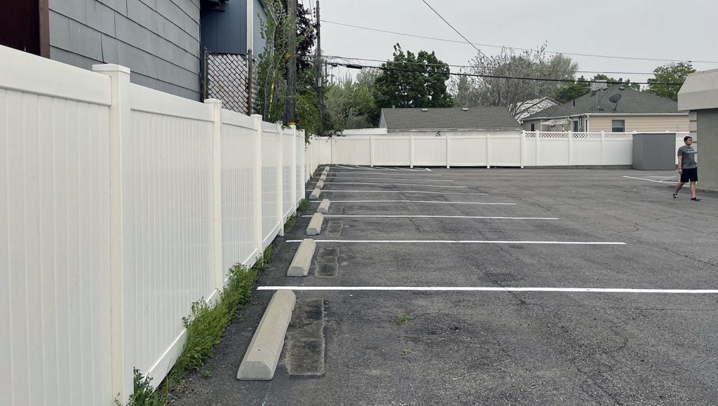 new parking arrow at Rising Health Specialty Clinic in Millcreek, UT