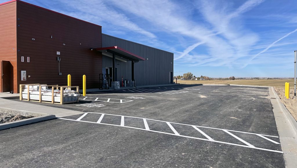 new ada parking stalls