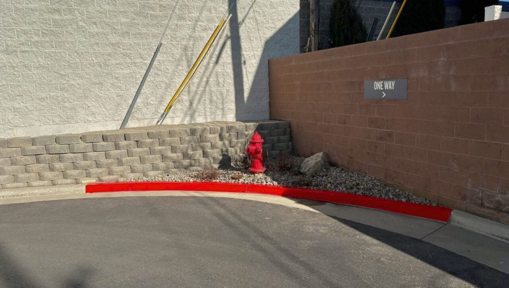 ADA compliance striping in Millcreek, UT