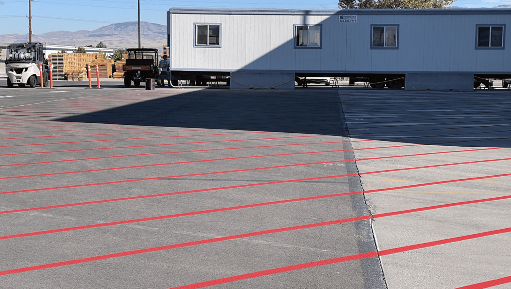 fire lane striping
