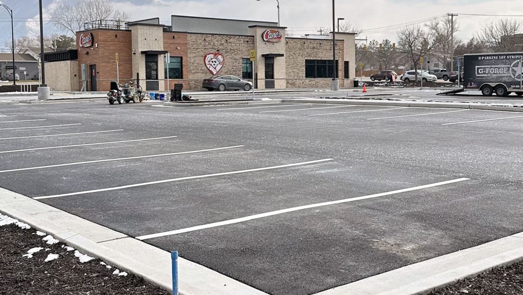 new drive-thru markings in Utah