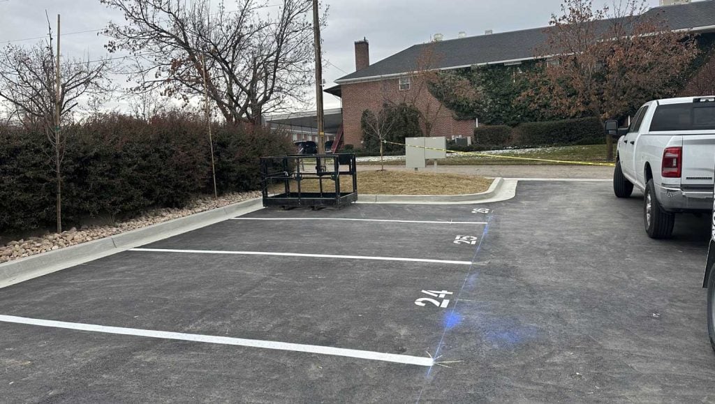 line striping in Ogden, UT