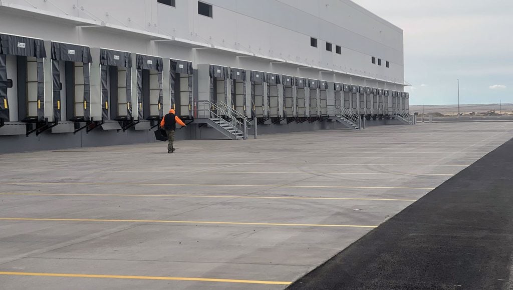 re-striped parking lot