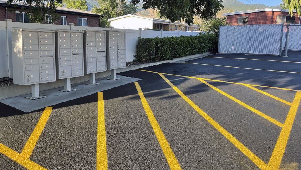 new parking stalls at GoPave Utah