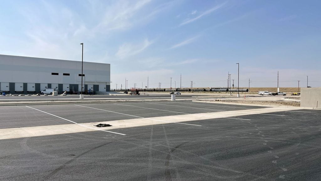 new truck parking stalls