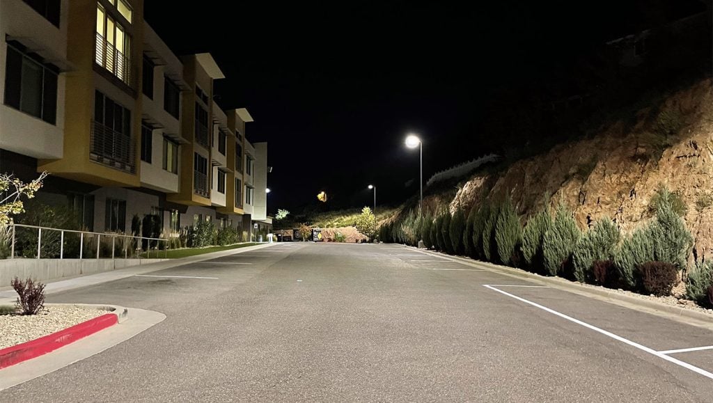 new ADA compliant striping at The Ridge Senior Living Center in Salt Lake City, UT