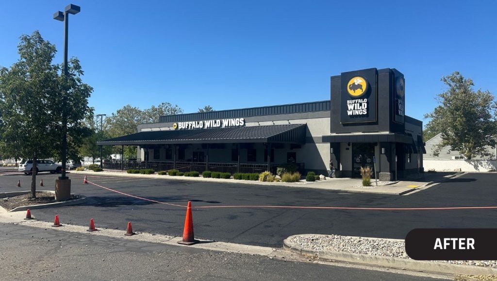 asphalt sealcoating for Buffalo Wild Wings