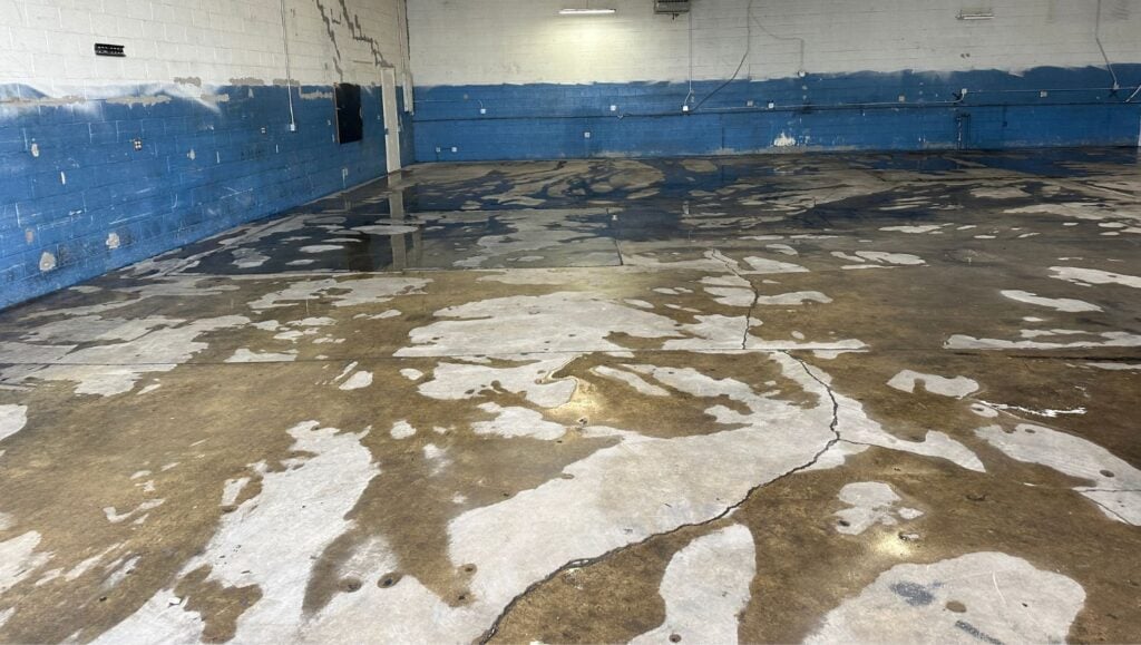 IW Companies power washed close-up