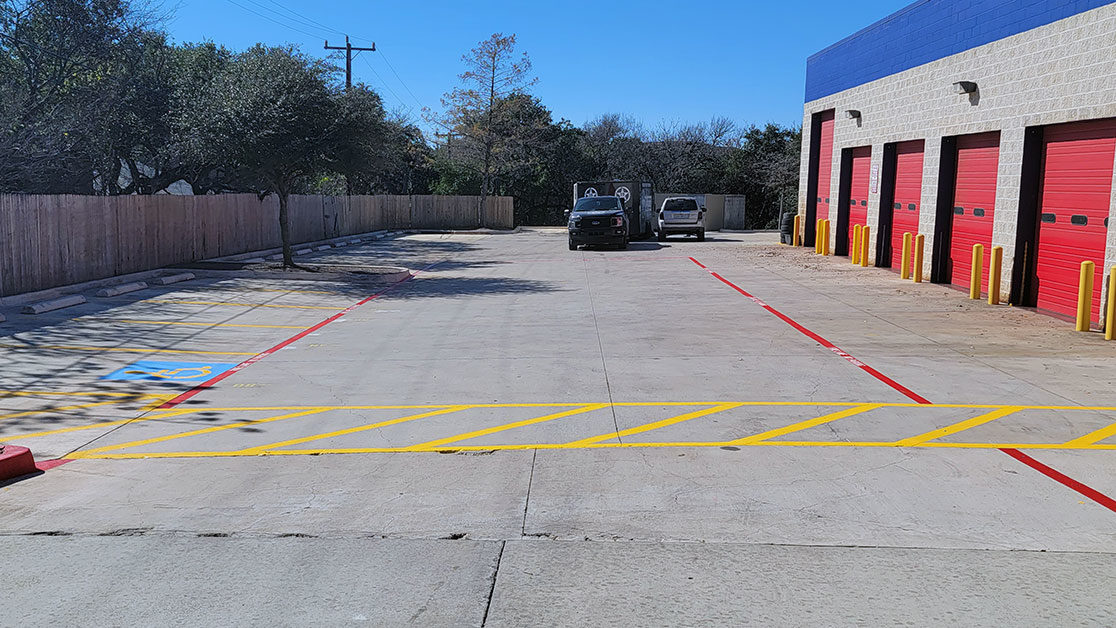 Pep Boys Line Striping Project image