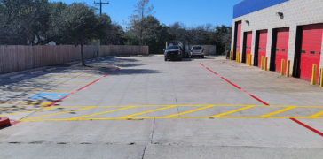 Image of Pep Boys Line Striping Project