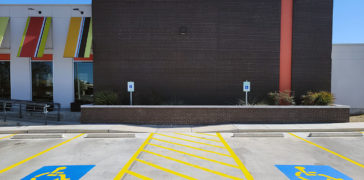 Image of Parking Lot Striping for Local Restaurant