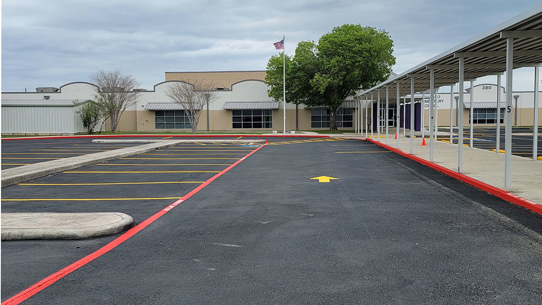 Sealcoating and Line Striping Project for Navarro Elementary School image