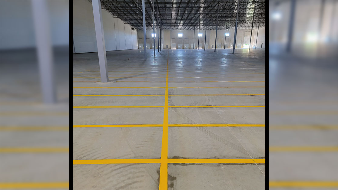 Warehouse Marking Project in Selma, TX image