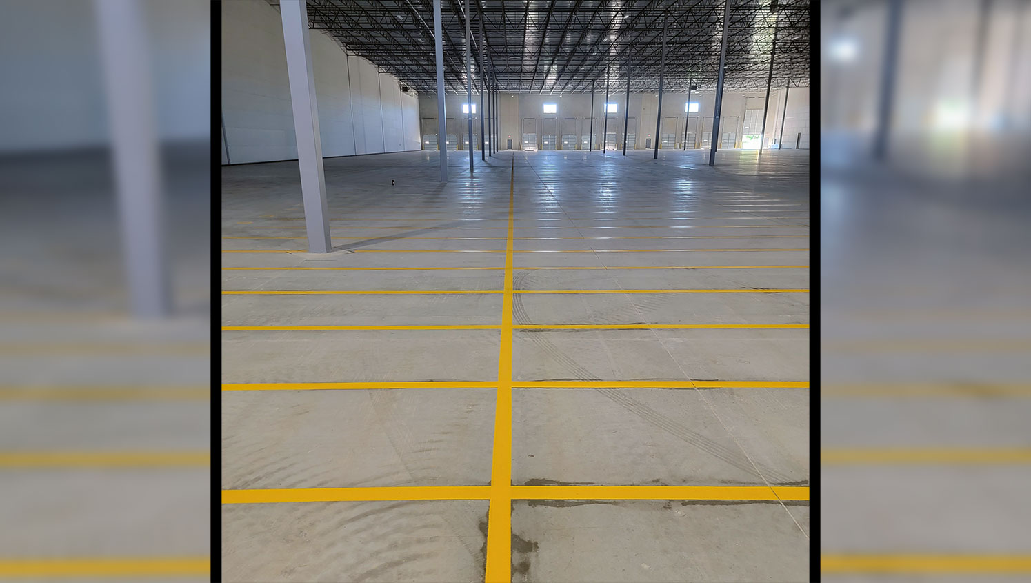 new warehouse markings