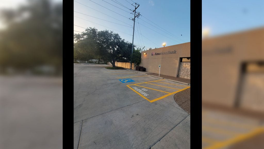ADA striping in Universal City, TX